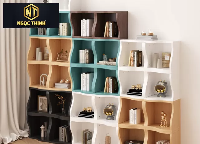 Kệ sách cao cấp hiện đại độc đáo